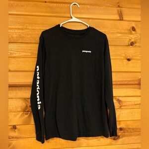Patagonia Long Sleeve Responsibili-Tee | Black | Size Medium